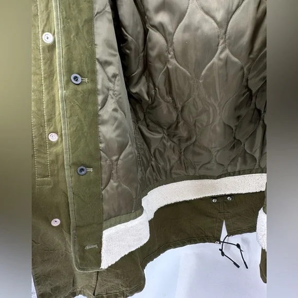 COACH Oversized Military Icon Parka Removable Linen and hoody Size 48 $1400